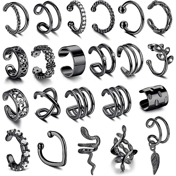 LuxusKollektion Schmuckset 22Pcs Damen Ear Cuff günstig online kaufen
