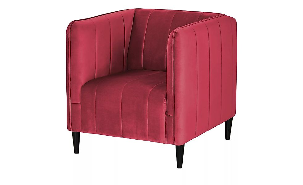 smart Sessel  Sara - rot - 72 cm - 74 cm - 76 cm - Polstermöbel > Sessel > günstig online kaufen