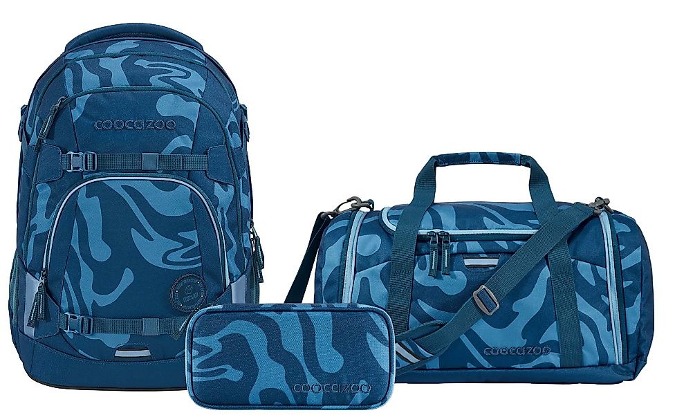 coocazoo Schulranzen Schulrucksack-Set MATE Breaking Waves günstig online kaufen