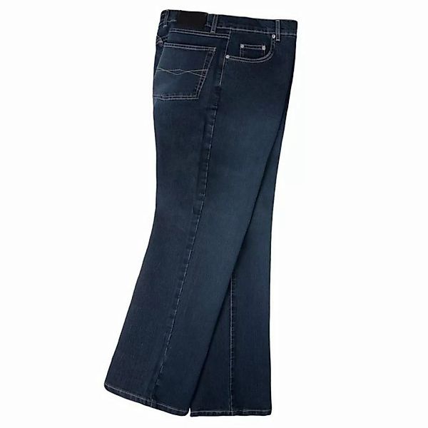 Lucky Star Bequeme Jeans Lucky Star XXL Custer Jeans blue black Kontrastnäh günstig online kaufen