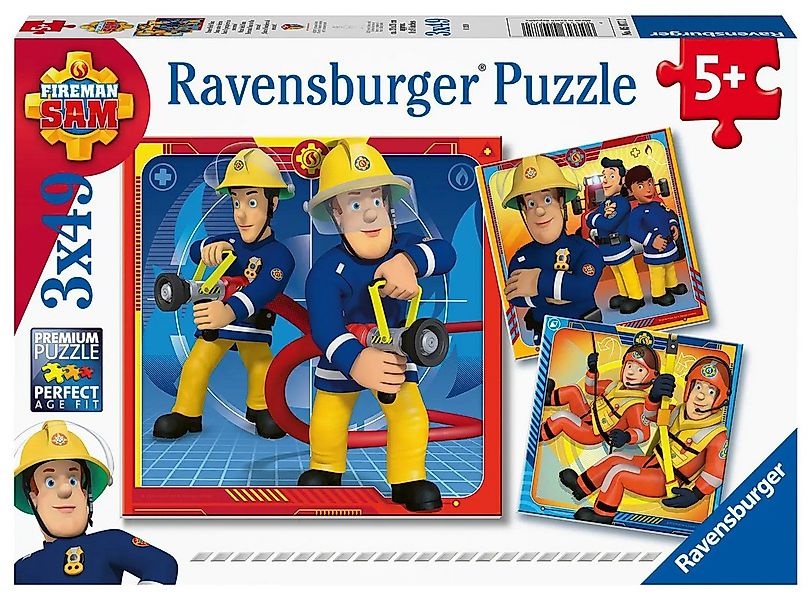 Ravensburger Puzzle Ravensburger Kinderpuzzle - 05077 Unser Held Sam - Puzz günstig online kaufen