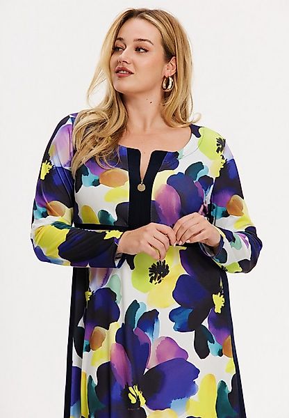 YOEK A-Linien-Kleid Damen Kleid Flare Fit Bio-Baumwolle günstig online kaufen