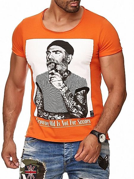 RedBridge T-Shirt Red Bridge Herren T-Shirt Growing old is not for Sissies günstig online kaufen