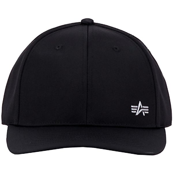 Alpha Industries  Schirmmütze Metal Label Cap - black/metalsilver günstig online kaufen