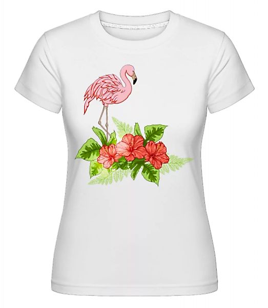 Flamingo In Paradise · Shirtinator Frauen T-Shirt günstig online kaufen