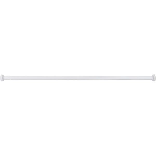 WENKO Duschvorhangstange Luz, Ø 280 mm, ausziehbar, ohne Bohren, geklemmt, günstig online kaufen