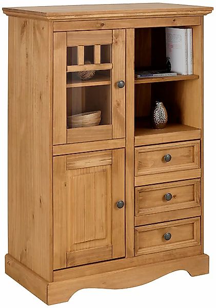 OTTO home Highboard "Melissa" Vitrine, Breite 80 cm günstig online kaufen