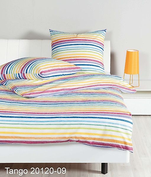 Janine Janine Mako-Soft-Seersucker Bettwäsche TANGO 20120 multicolor Größe: günstig online kaufen