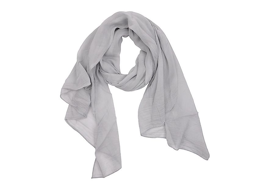 MIRROSI Modeschal Asymmetrischer Schal, Made in Italy 20% Seide 80% Baumwol günstig online kaufen