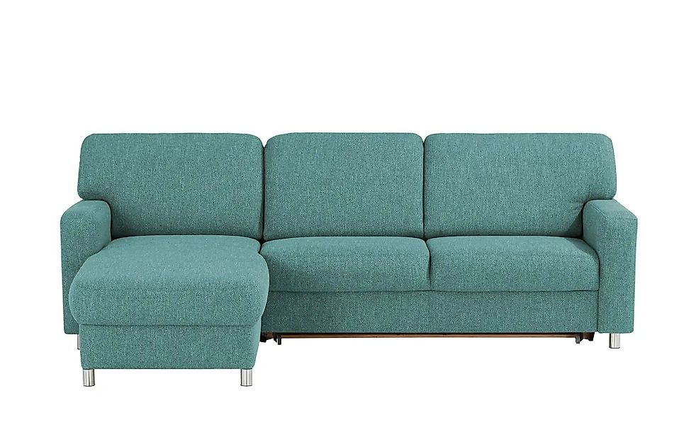 smart Ecksofa  Valencia ¦ türkis/petrol ¦ Maße (cm): B: 267 H: 90 T: 173 Po günstig online kaufen