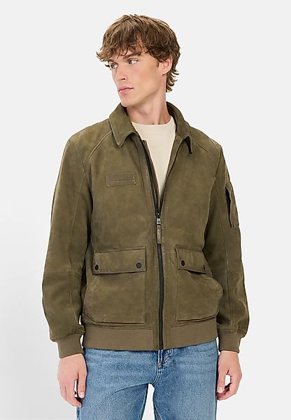 camel active Lederjacke mit Hemdkragen günstig online kaufen