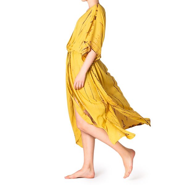 PANASIAM Tunikakleid Damen Kimono Maxi Strandkleid günstig online kaufen