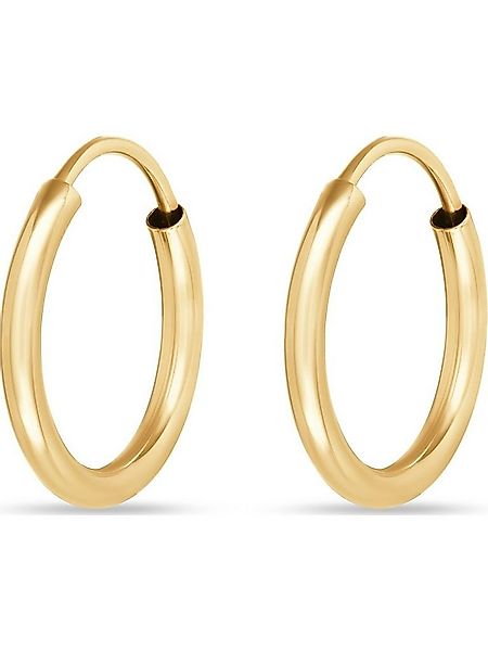 FAVS Paar Creolen FAVS Damen-Creolen 375er Gelbgold (Paar) günstig online kaufen