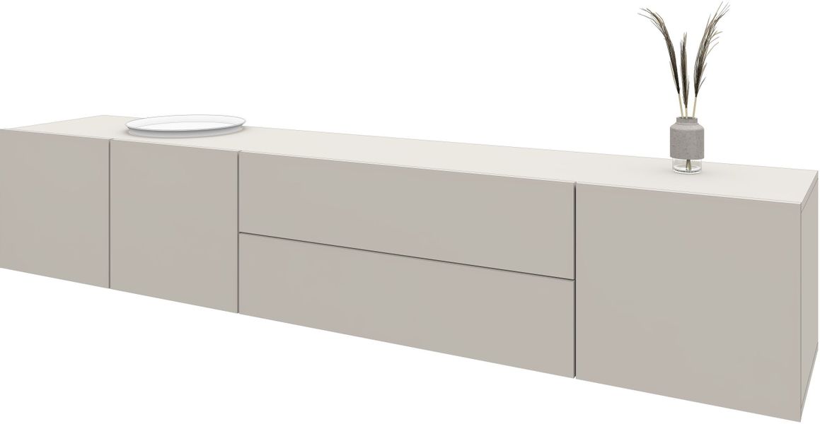 borchardt Möbel Lowboard "Sophia" Breite 190 cm, stehend und hängend montie günstig online kaufen