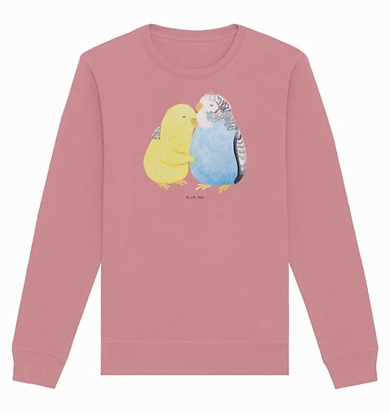 Mr. & Mrs. Panda Longpullover Wellensittich Liebe Größe M - Canyon Pink - G günstig online kaufen