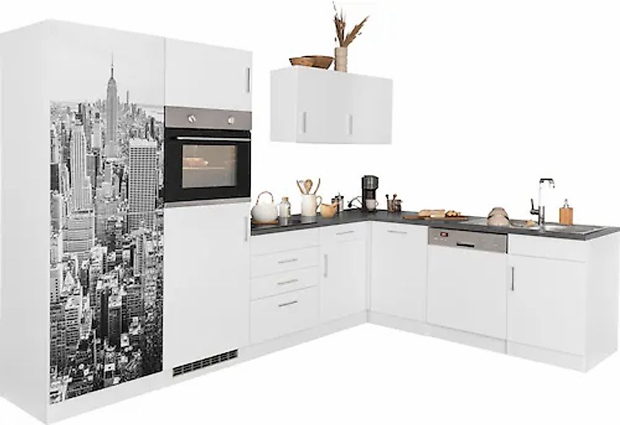 KOCHSTATION Winkelküche »KS-Paris«, ohne E-Geräte, Stellbreite 290/220 cm günstig online kaufen