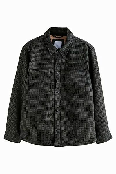 Next Hemdjacke Strukturierte Hemdjacke mit Futter 100 % Baumwolle (1-St) günstig online kaufen