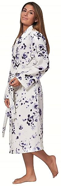 Lasa Home Damenbademantel Damen Bademantel, Baumwolle, Schalkragen, Gürtel, günstig online kaufen