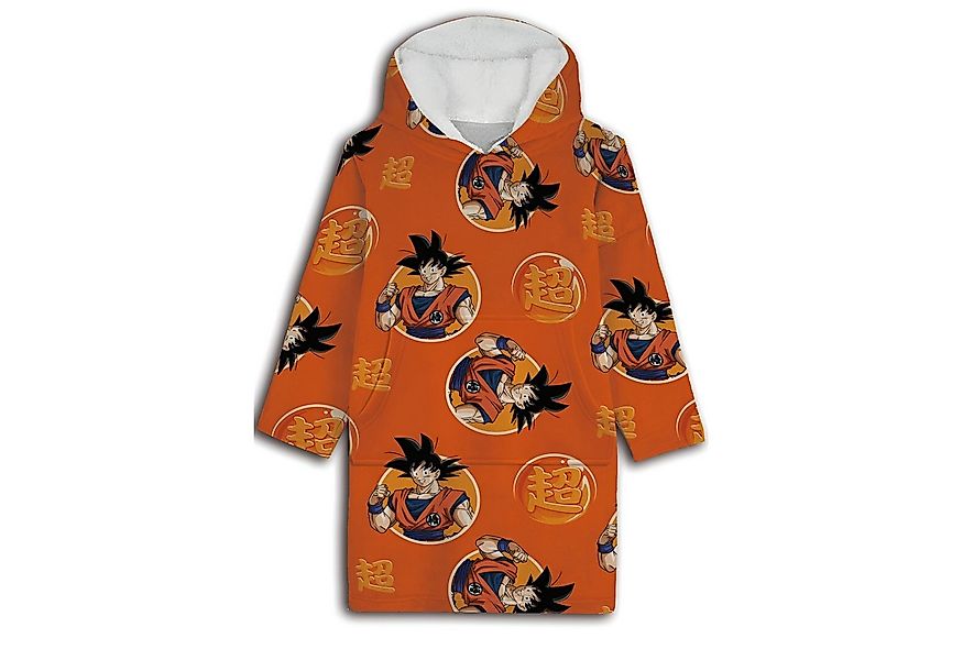 Dragonball Sweatponcho Dragon Ball Super Kuschelponcho mit Ärmeln Kapuze Ta günstig online kaufen