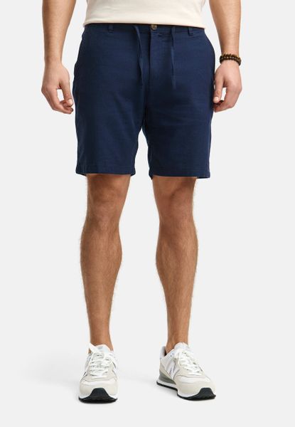 Indicode Chinoshorts INErwil aus Leinen-Mix mit günstig online kaufen