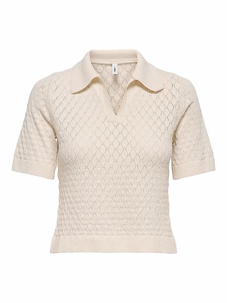 ONLY Poloshirt "ONLCOSIMA SS STRUCTURE POLO KNT NCA" günstig online kaufen
