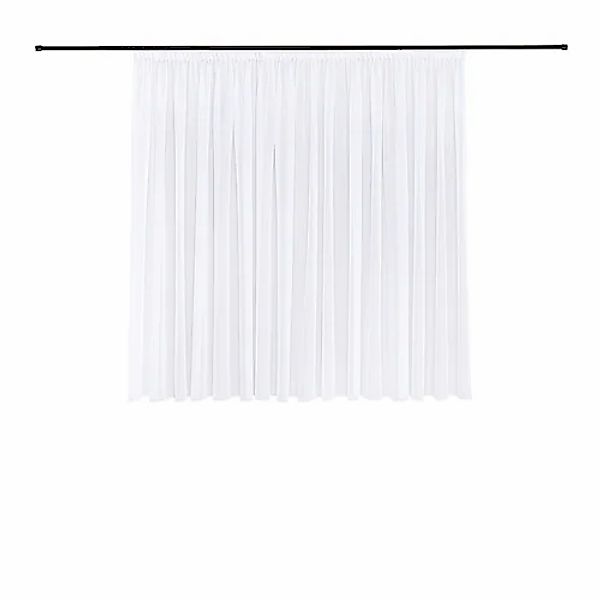 Gerster Gardine »Martina« Smokband 1 Stk. tlg. Pflegeleichte Effekt-Voile-W günstig online kaufen