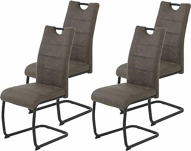 HELA Freischwinger »DUNJA«, (Set), 4 St., Schwingstuhl; Vintage Optik; mit günstig online kaufen