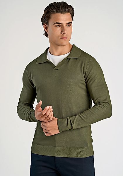 LINDBERGH Poloshirt "Strickpullover Slim Fit" günstig online kaufen