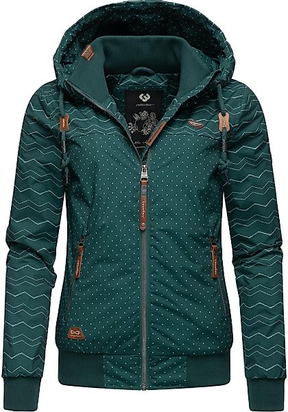 Ragwear Winterjacke "Nuggie Zig Zag Intl." mit Kapuze stylische Damen Freiz günstig online kaufen