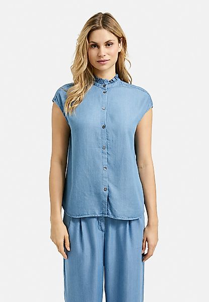 Milano Italy Kurzarmbluse mit Rüschen am günstig online kaufen