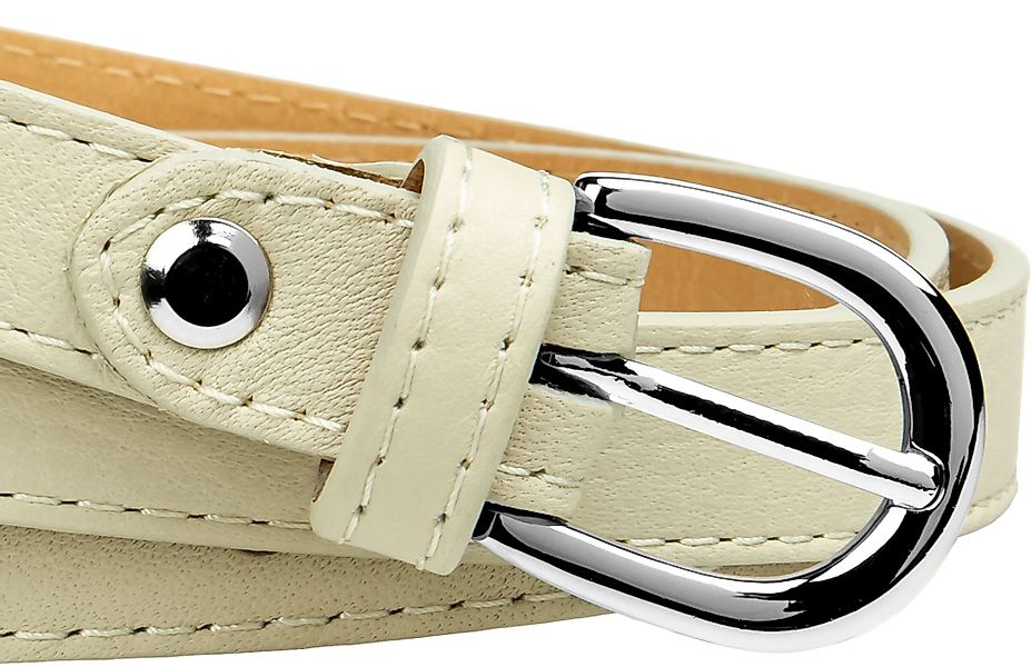 Caspar Taillengürtel GU273 aus echtem Leder günstig online kaufen