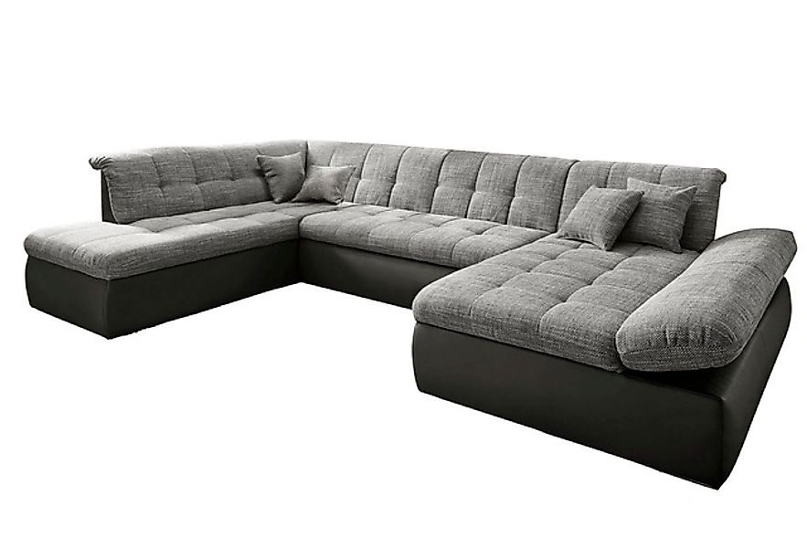 DOMO collection Wohnlandschaft »Moric U-Form, auch in Cord, Breite 353cm, v günstig online kaufen