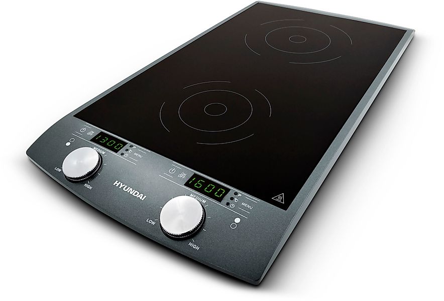 Hyundai Doppel-Induktionskochplatte »IND233« Durchmesser 13–18 cm, 2x900W, günstig online kaufen