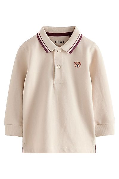 Next Langarm-Poloshirt Langärmeliges Polo-Shirt (1-tlg) günstig online kaufen