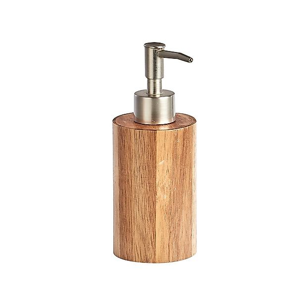Zeller Present Badaccessoire-Set Seifenspender, Akazie/Edelstahloptik, 150 günstig online kaufen