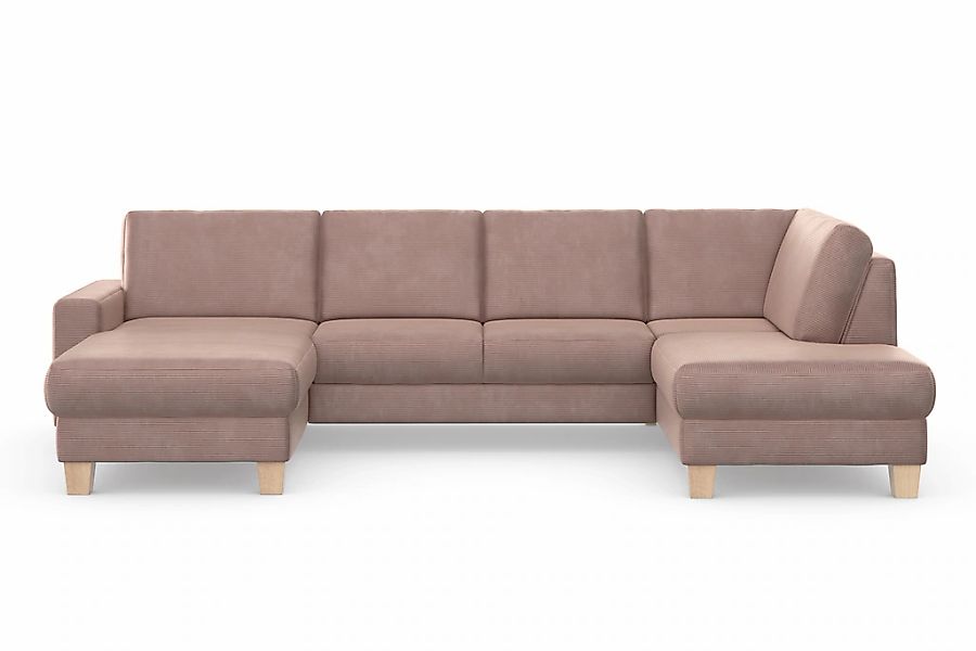 Home affaire Wohnlandschaft "Summer U-Form", mit oder ohne Bettfunktion und günstig online kaufen