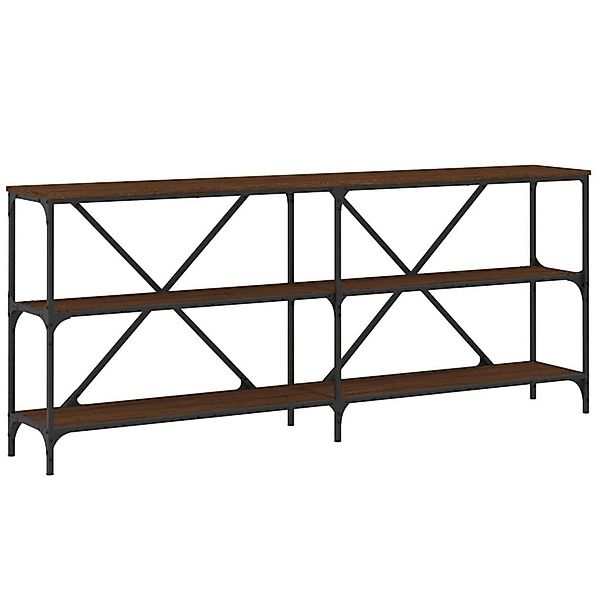 vidaXL Beistelltisch Konsolentisch Braun Eiche 180x30x75 günstig online kaufen
