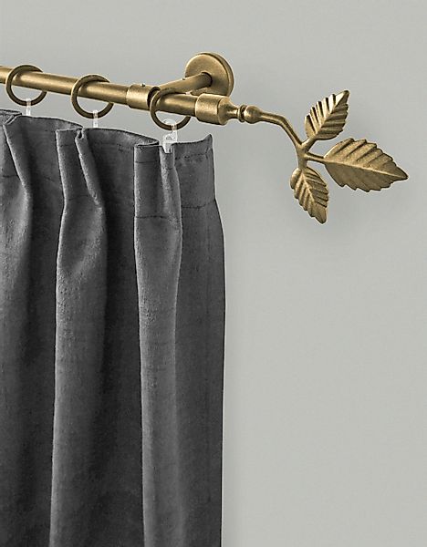 GARESA Gardinenstange "RUSTIKA" Ø 16 mm 1 läufig-läufig Wunschmaßlänge rust günstig online kaufen