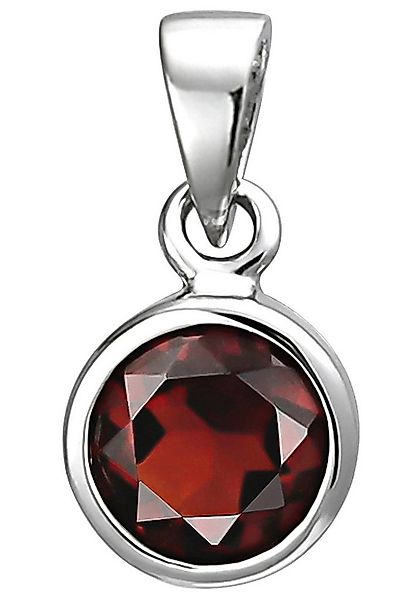 JOBO Kettenanhänger Anhänger mit Granat, 925 Silber günstig online kaufen