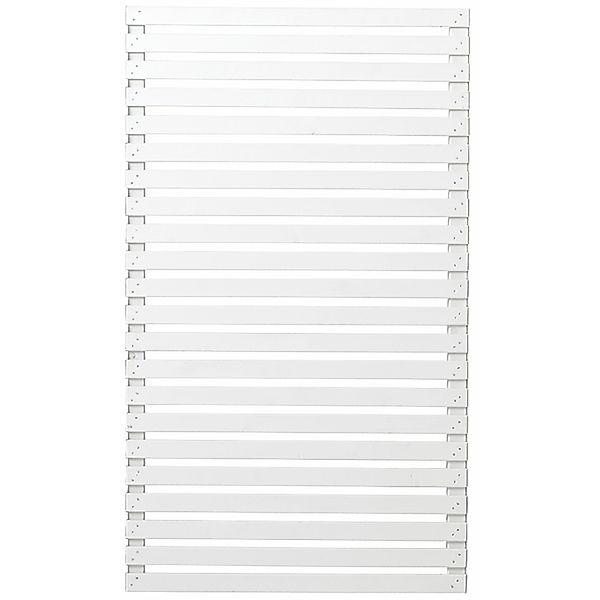 Sichtschutzzaun Tokyo Nadelholz Weiß 83 cm x 140 cm günstig online kaufen