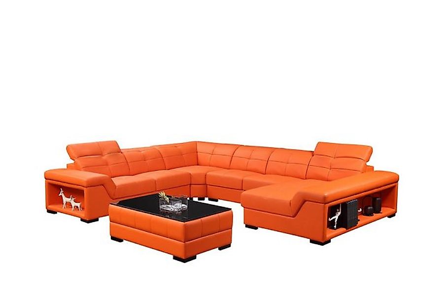 Xlmoebel Sofa Neue Designer-Wohnlandschaft in U-Form mit XXL-Abmessungen, E günstig online kaufen