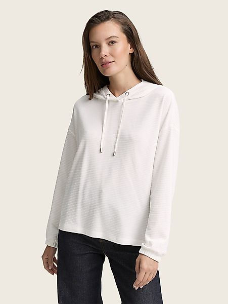 TOM TAILOR Langarmshirt Langarmshirt mit Kapuze günstig online kaufen