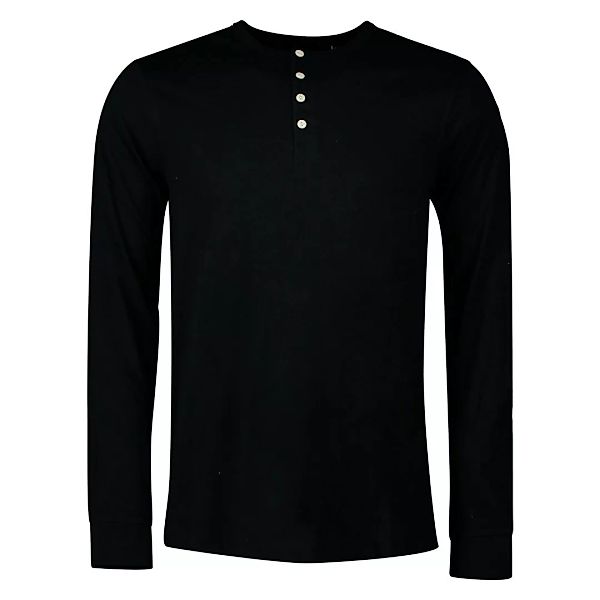 Superdry Lightweighessential Henley Langarm-t-shirt L Black günstig online kaufen