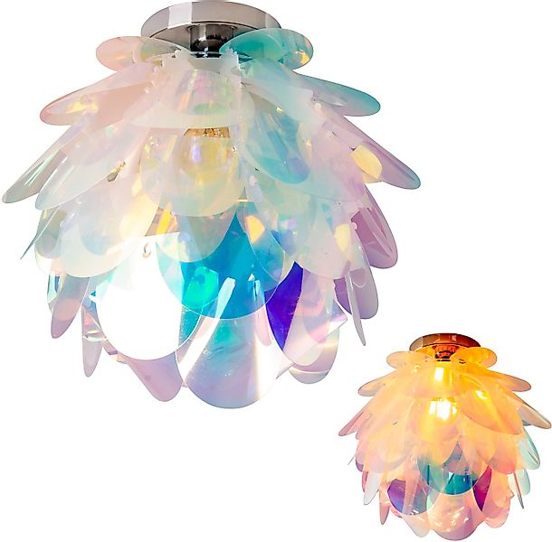 näve Deckenleuchte Fora, Leuchtmittel wechselbar, E27 max. 40W, Farbe: iris günstig online kaufen