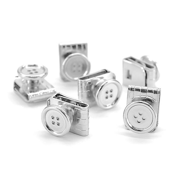 Sir Redman Hosenträger Knöpfe Silber - günstig online kaufen