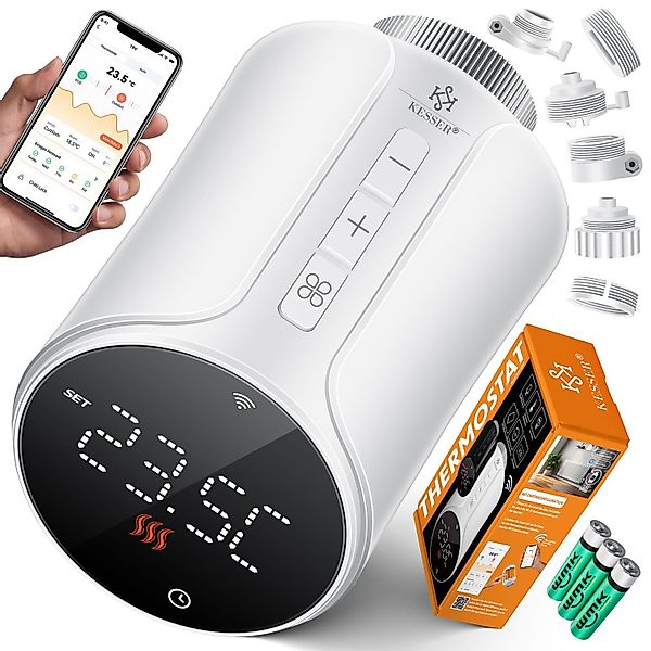 KESSER Heizkörperthermostat, Heizungsregler Smart Home Heizungssteuerung günstig online kaufen