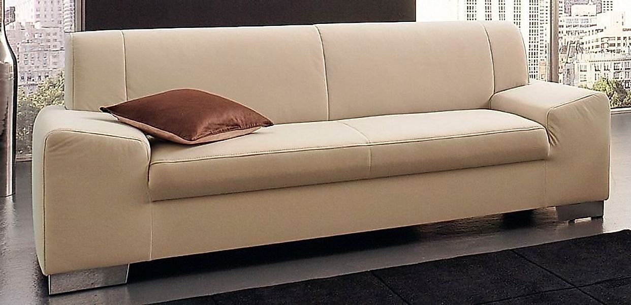 DOMO collection 3-Sitzer "Alisson zeitlose Formensprache, modern flache Arm günstig online kaufen