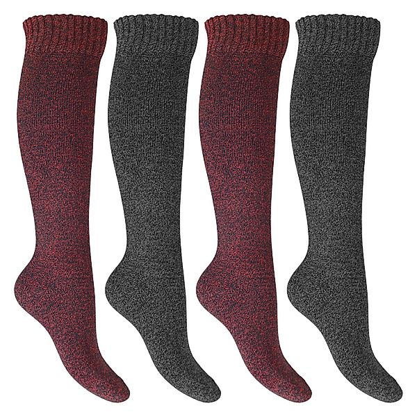 Footstar Thermosocken Damen Frottee Kniestrümpfe (2/4 günstig online kaufen