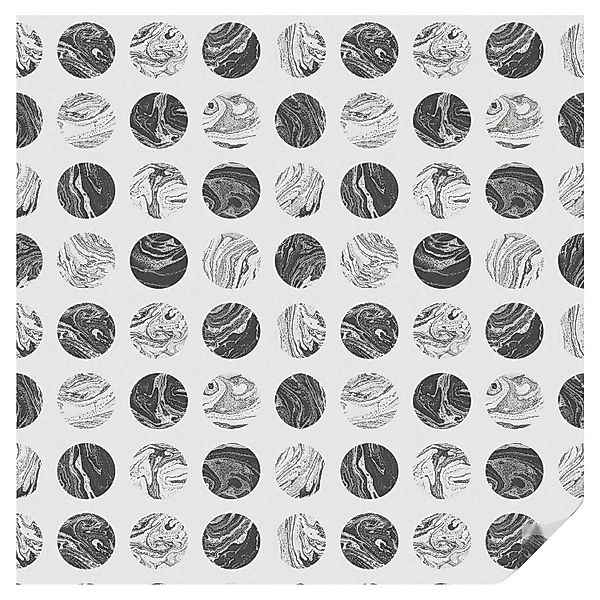 Tulup Buntglasfolie Marmor Eleganz Fensterfolie Buntglas 100x100 cm Weiß Fe günstig online kaufen