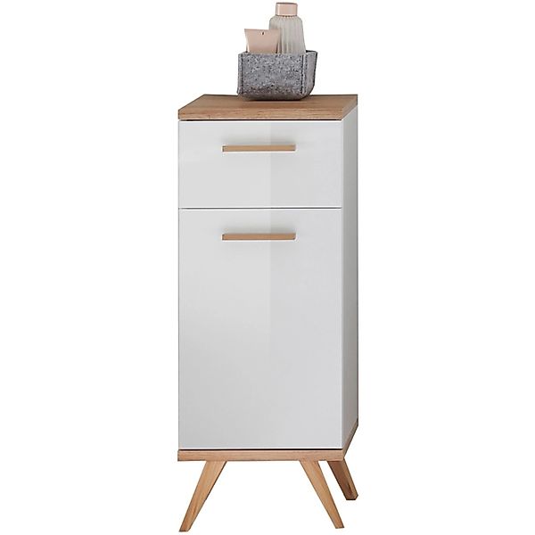 Pelipal Unterschrank 35,5 cm Quickset 923 Weiß Glanz günstig online kaufen